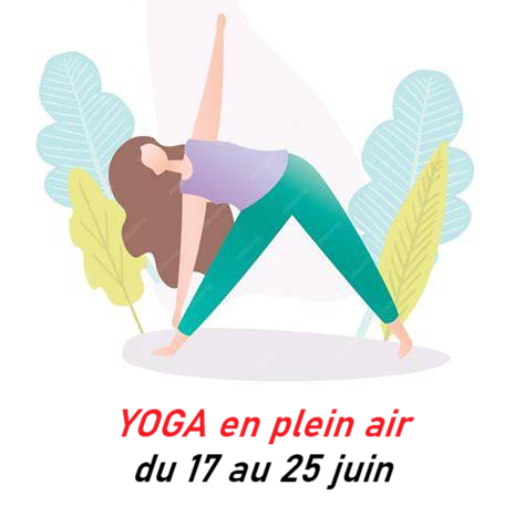 Cours de YOGA en plein air (17-25 juin)
