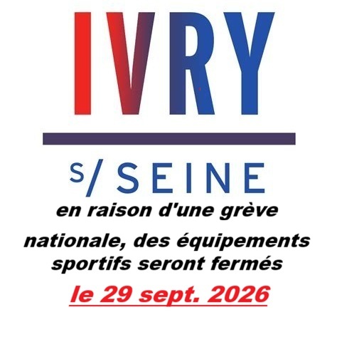 GREVE du 29 09 26 : équipements sportifs FERMES !
